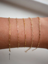 Skinny Paperclip Chain Bracelet