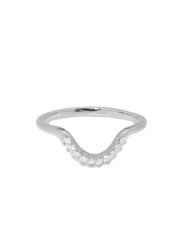 Deep Diamond Contour Band