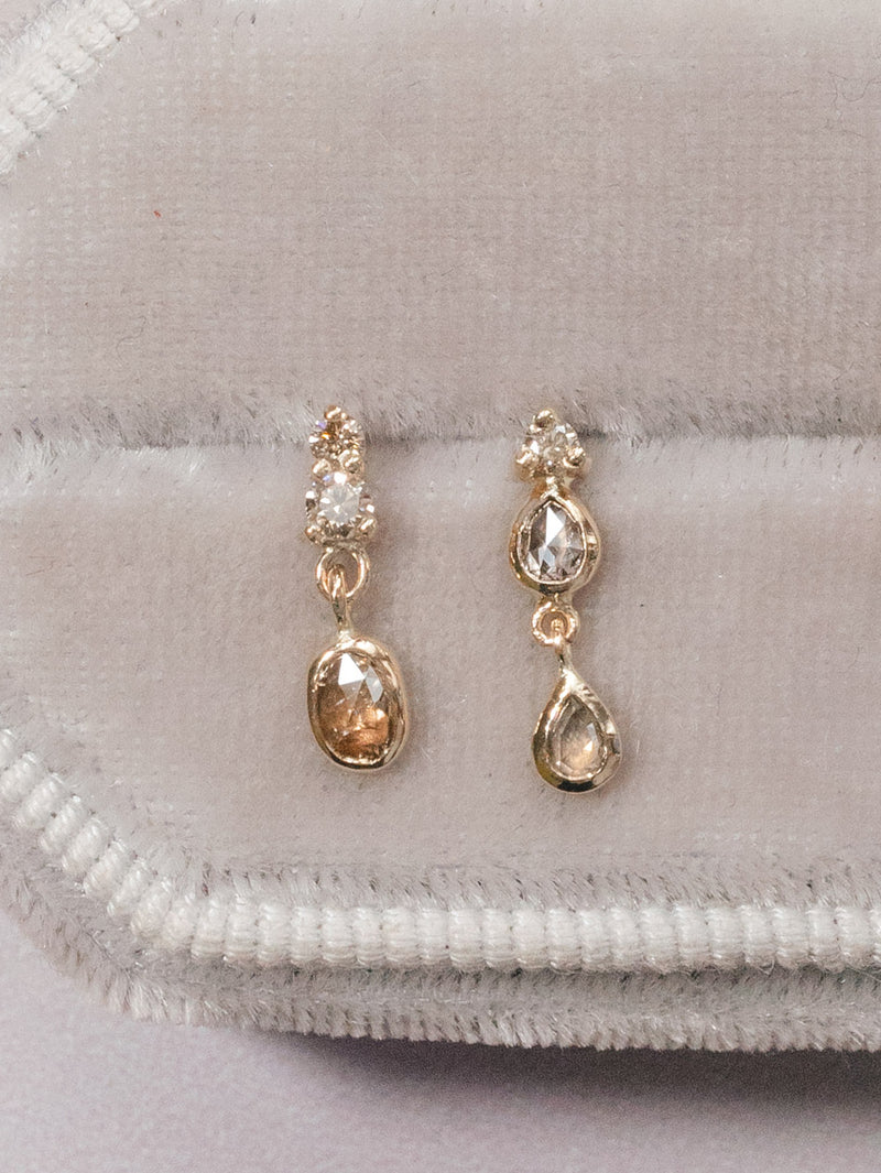 Champagne Diamond Dangles