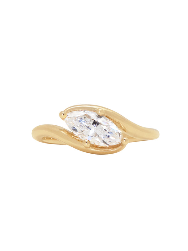Marquise Diamond Nautilus Ring