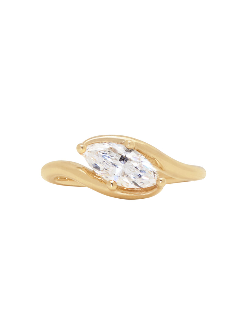 Marquise Diamond Nautilus Ring