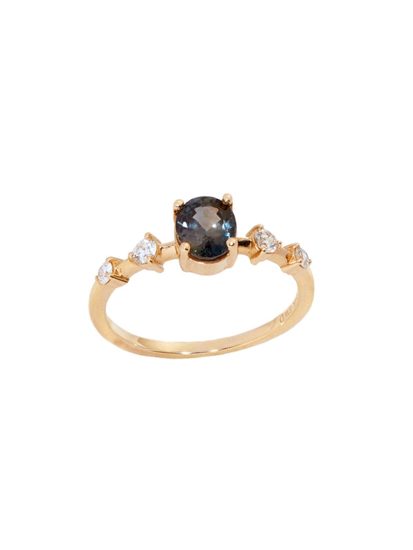 Multi-Color Sapphire Distance Ring