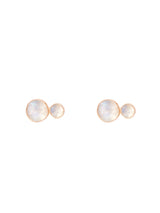 Double Moonstone Studs