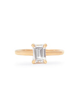 Emerald Cut Solitaire Ring