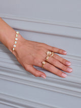 East West Elongated Cushion Diamond Ring