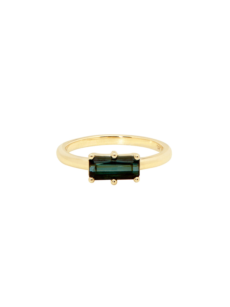 Tourmaline Prong Ring