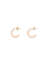 Fifth Ave Pearl Hoops