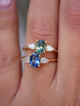 Sapphire Forget Me Not Ring