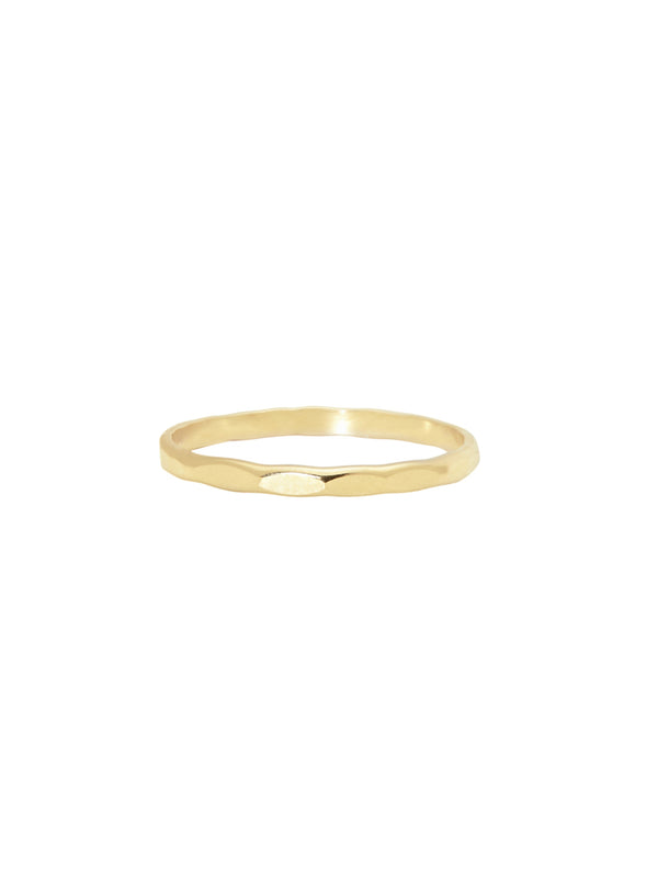 Golden Thread Stack Ring