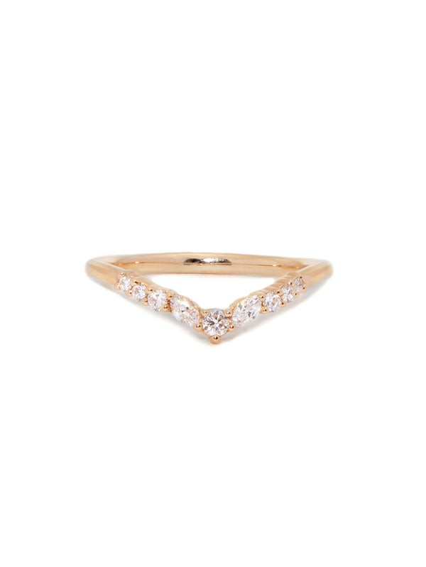 Greco Diamond Contour Ring