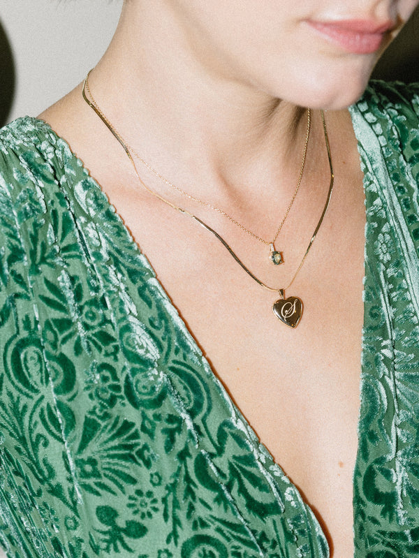 Green Sapphire Pendant