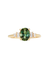 Green Sapphire James Ring