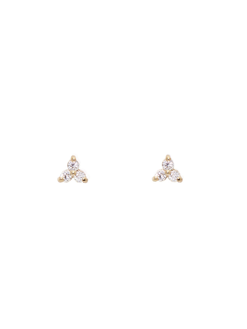 Diamond Trio Studs