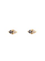 Black and White Diamond Stud