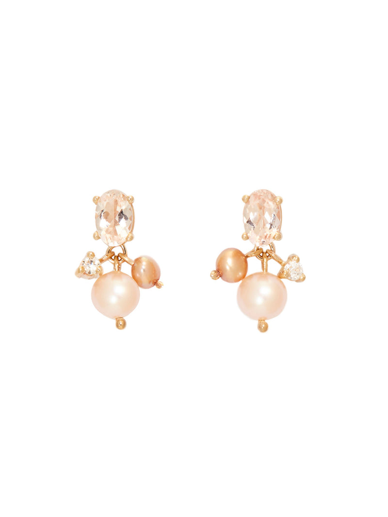 Blush Charm Studs