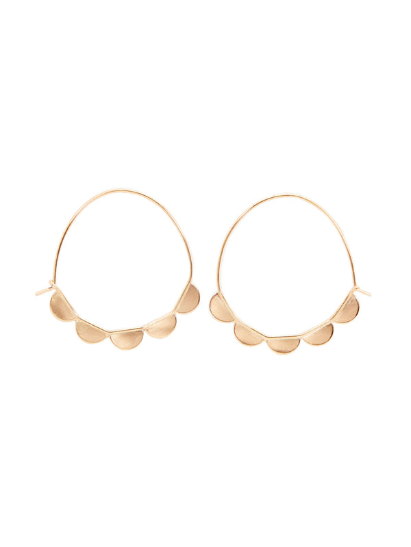 Scalloped Hoops