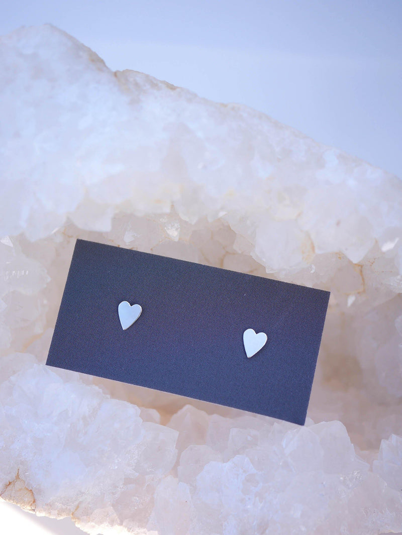 Heart Studs - Emily Warden Designs Site