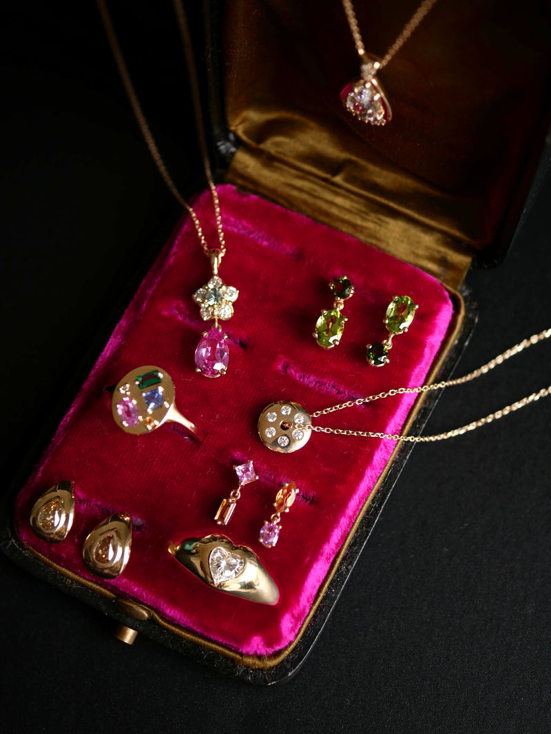 Mini Diamond Spinner Necklace