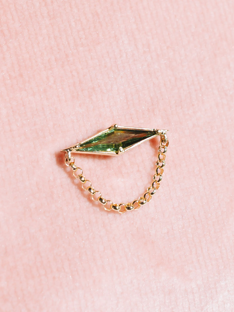 Sapphire Kite Lapel Pin