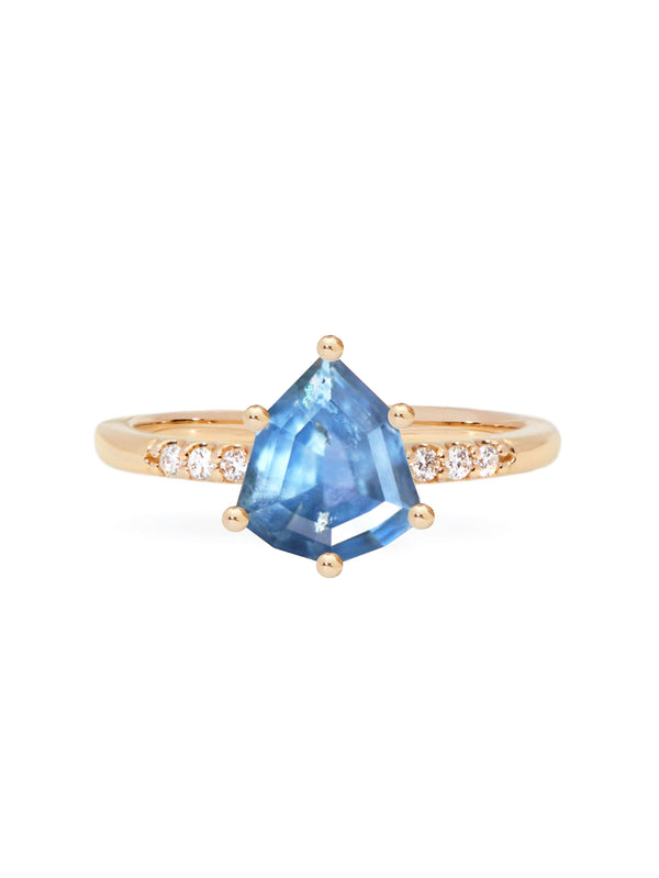 Shield Sapphire Reign Ring