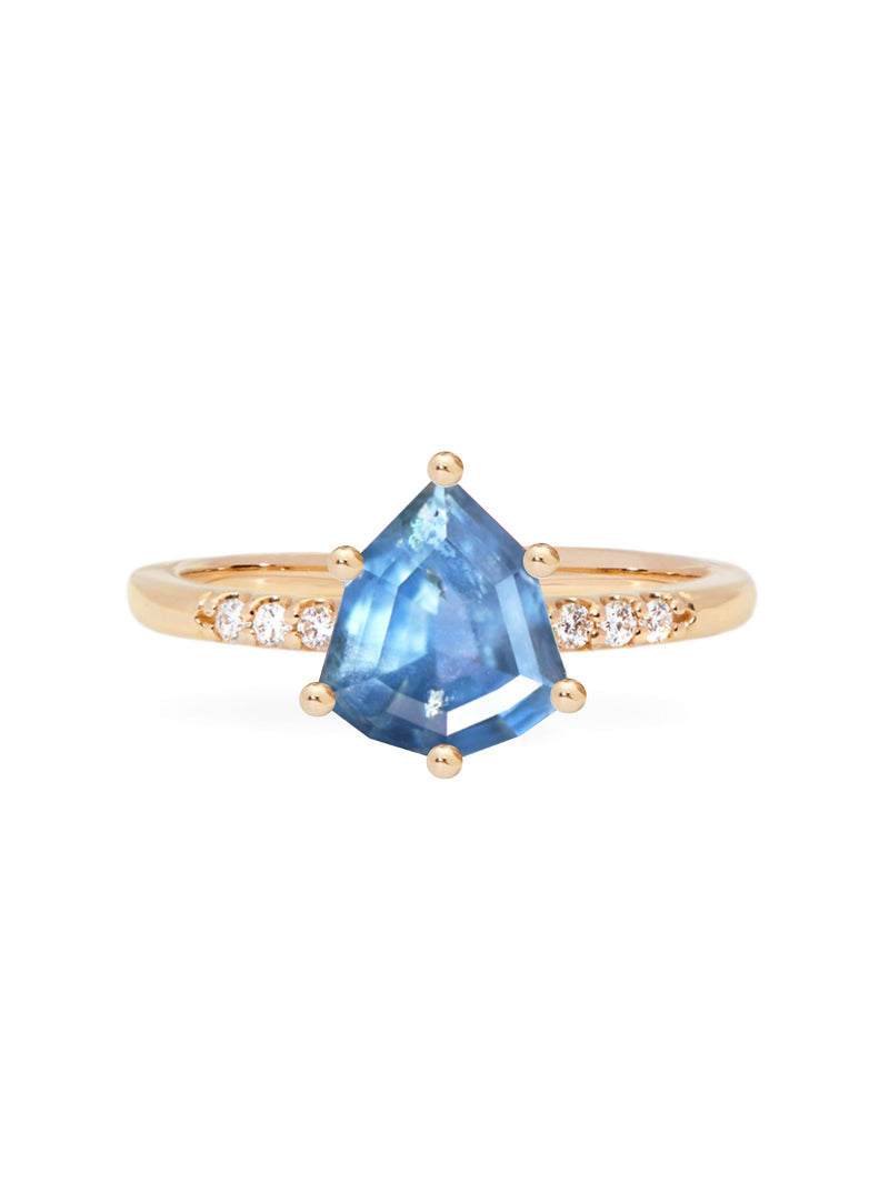 Shield Sapphire Reign Ring