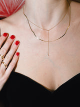 Skinny Herringbone Chain