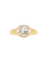 Cushion Lover’s Knot Ring