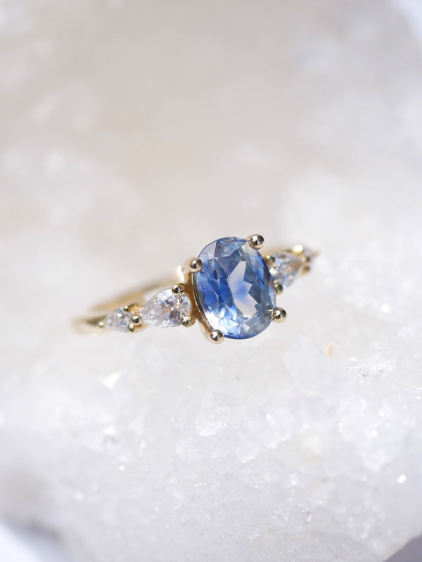 Parti-Sapphire Mermaid Ring