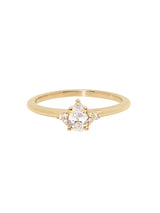Mini Pear Trio Ring