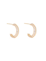 Mirrorball Diamond Hoops