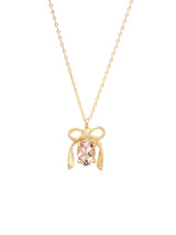 Morganite Candy Wrapped Pendant