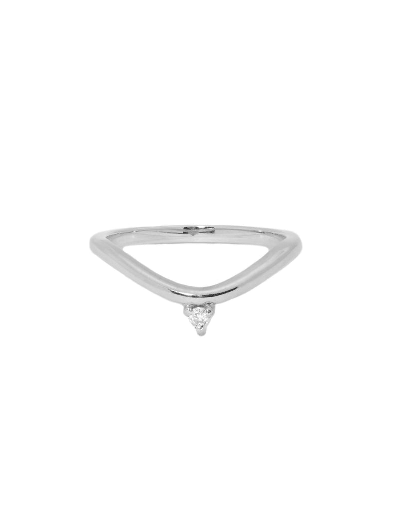 Diamond Peak Contour Ring