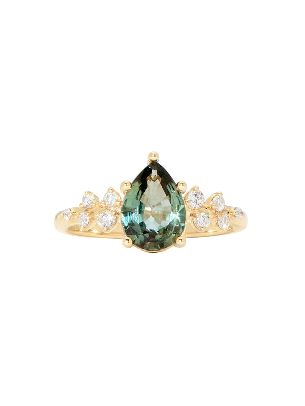 Pear Sapphire Athena Ring