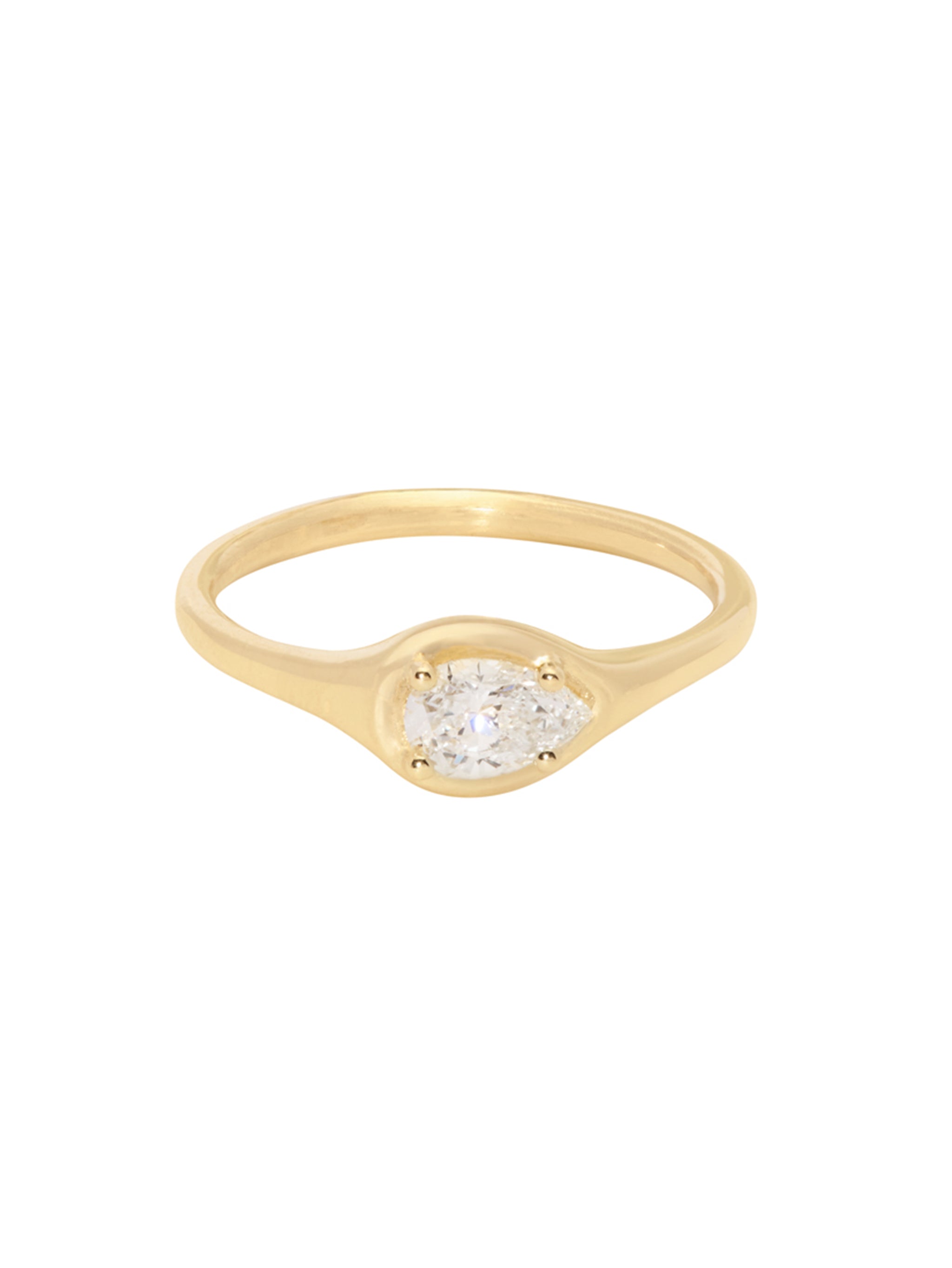 April Diamond Signet Ring – Emily Warden Designs