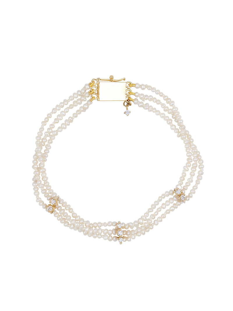 Pearl Corsage Bracelet