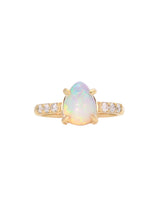 Pear Opal Reign Ring