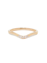 Petite Diamond Contour Band