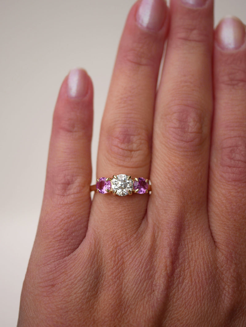 Pink Sapphire Cocktail Ring