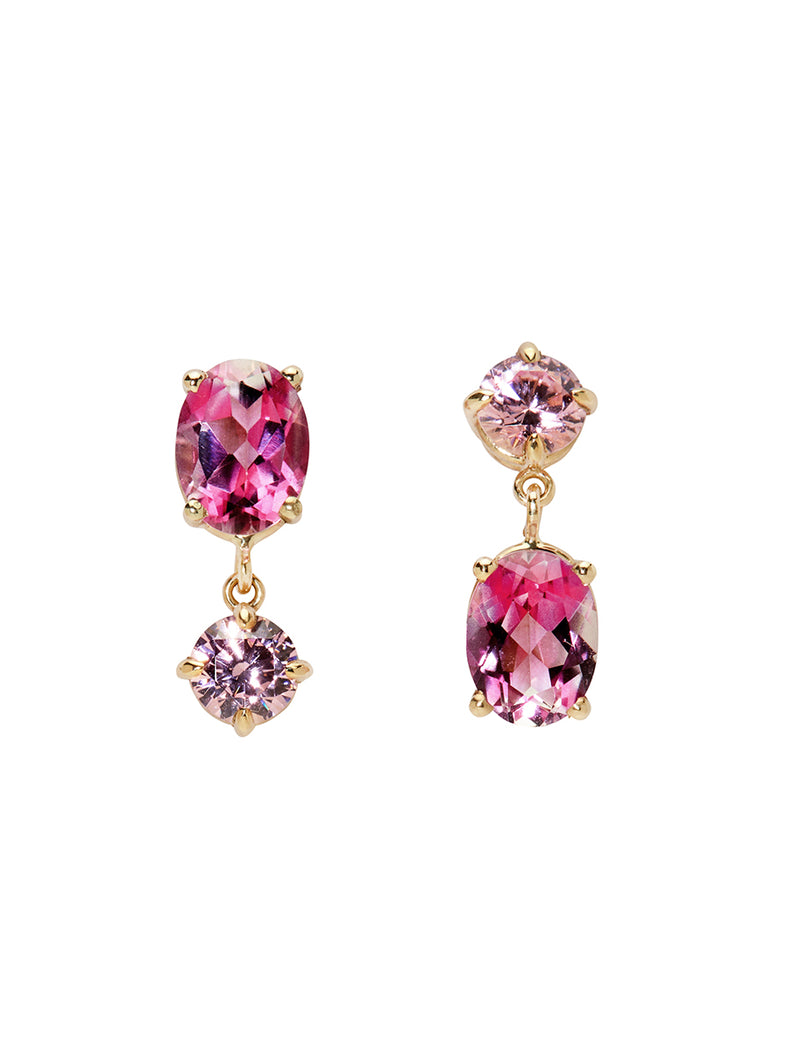 Pink Carlyle Studs