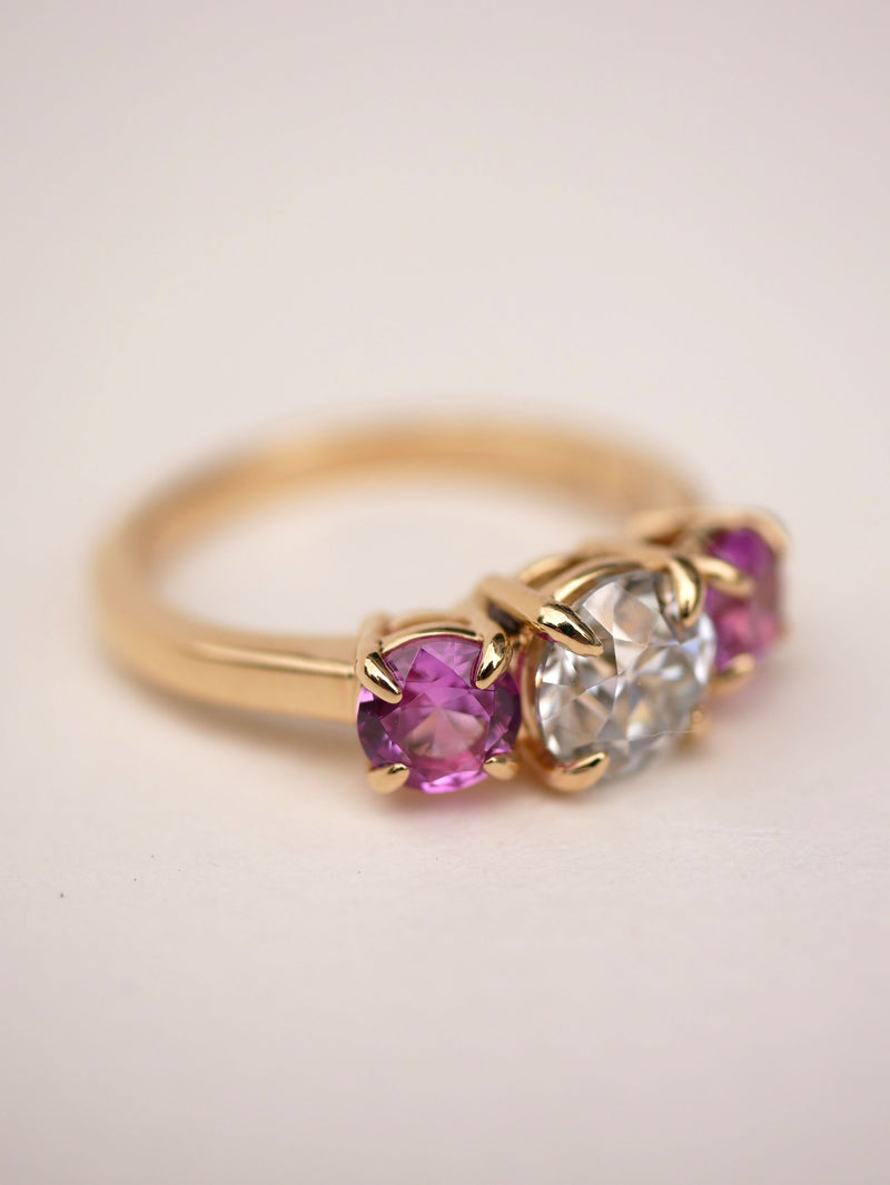 Pink Sapphire Cocktail Ring