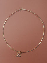 Golden Thread Clasp Necklace