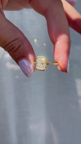 Radiant Partial Bezel Ring