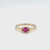July Ruby Signet Ring