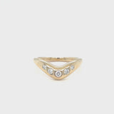 Diamond Puffed Contour Band