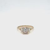 Champagne Diamond Grove Ring