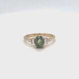 Green Sapphire James Ring