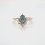 Pear Sapphire Clementine Ring