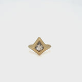 Rustic Kite Diamond Signet