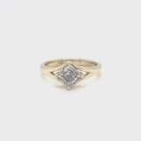 Carré Cut Split Shank Ring