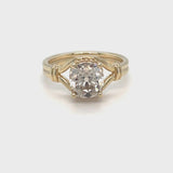 Cushion Lover’s Knot Ring